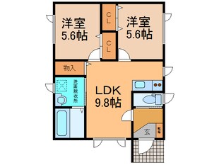 ﾋﾞｼﾞｭｰの物件間取画像